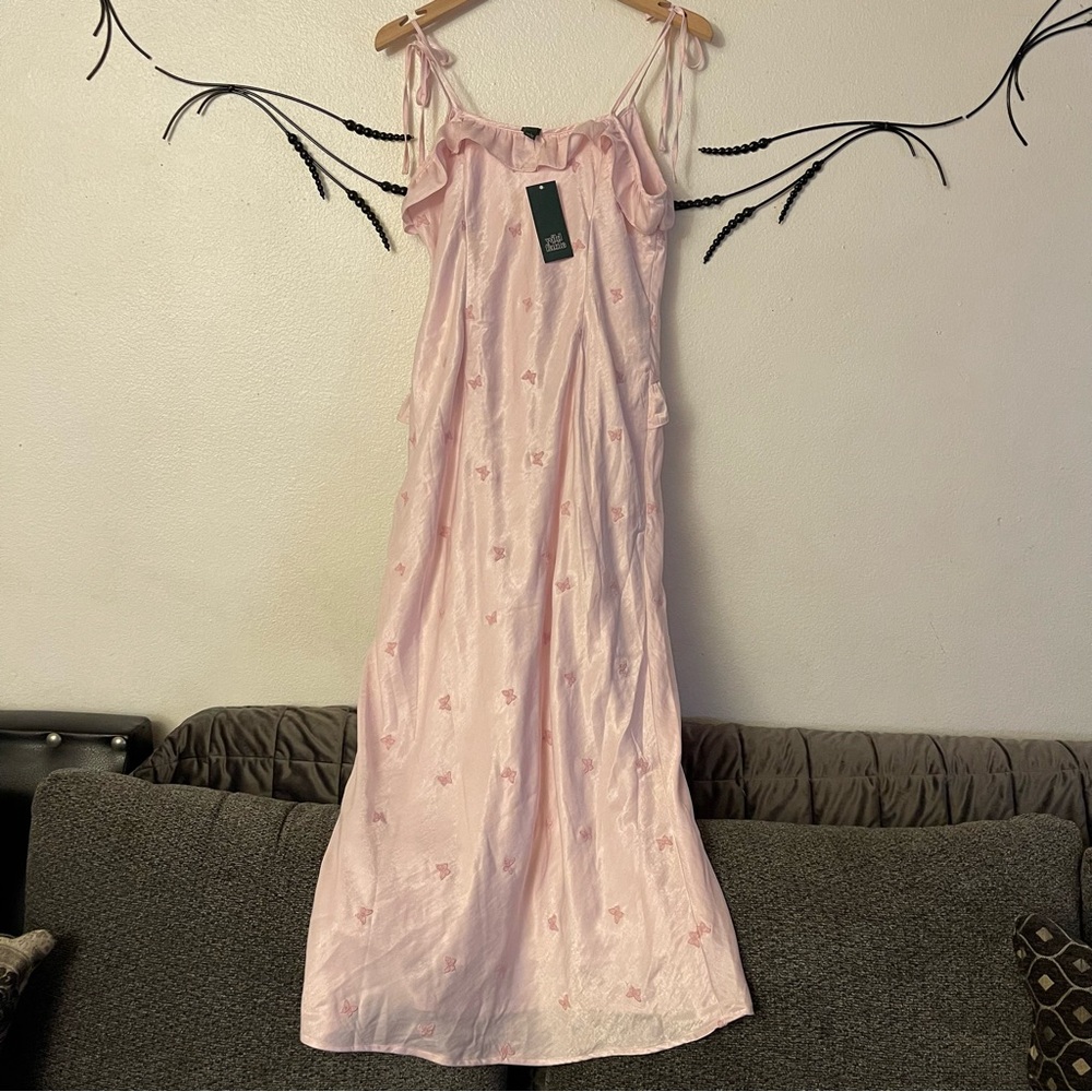 Wild Fable Light Pink Ruffle Maxi Dress - Picture 2 of 10